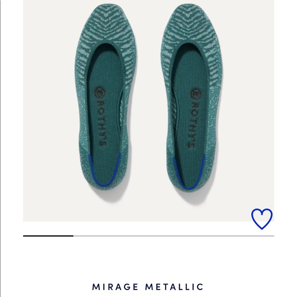 Rothy’s Mirage Metallic 6.5 EUC